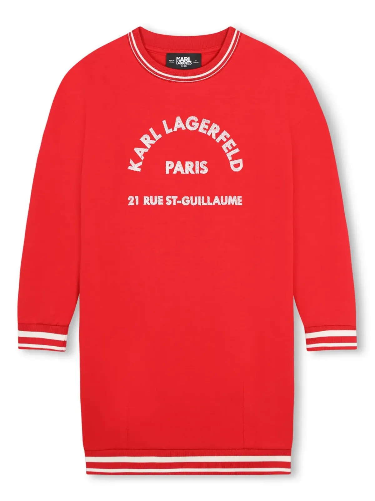Karl Lagerfeld Kids Rue St-Guillaume スウェットシャツドレス - 画像1