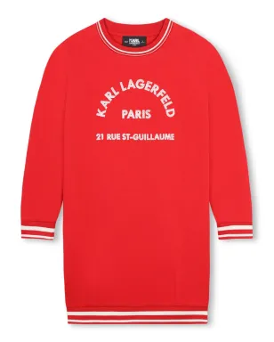 Karl Lagerfeld Kids Rue St-Guillaume スウェットシャツドレス - サムネイル1
