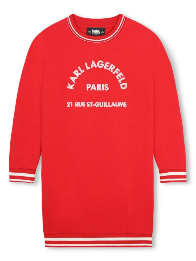 Karl Lagerfeld Kids Karl Lagerfeld Kids Rue St-Guillaume スウェットシャツドレスの商品画像