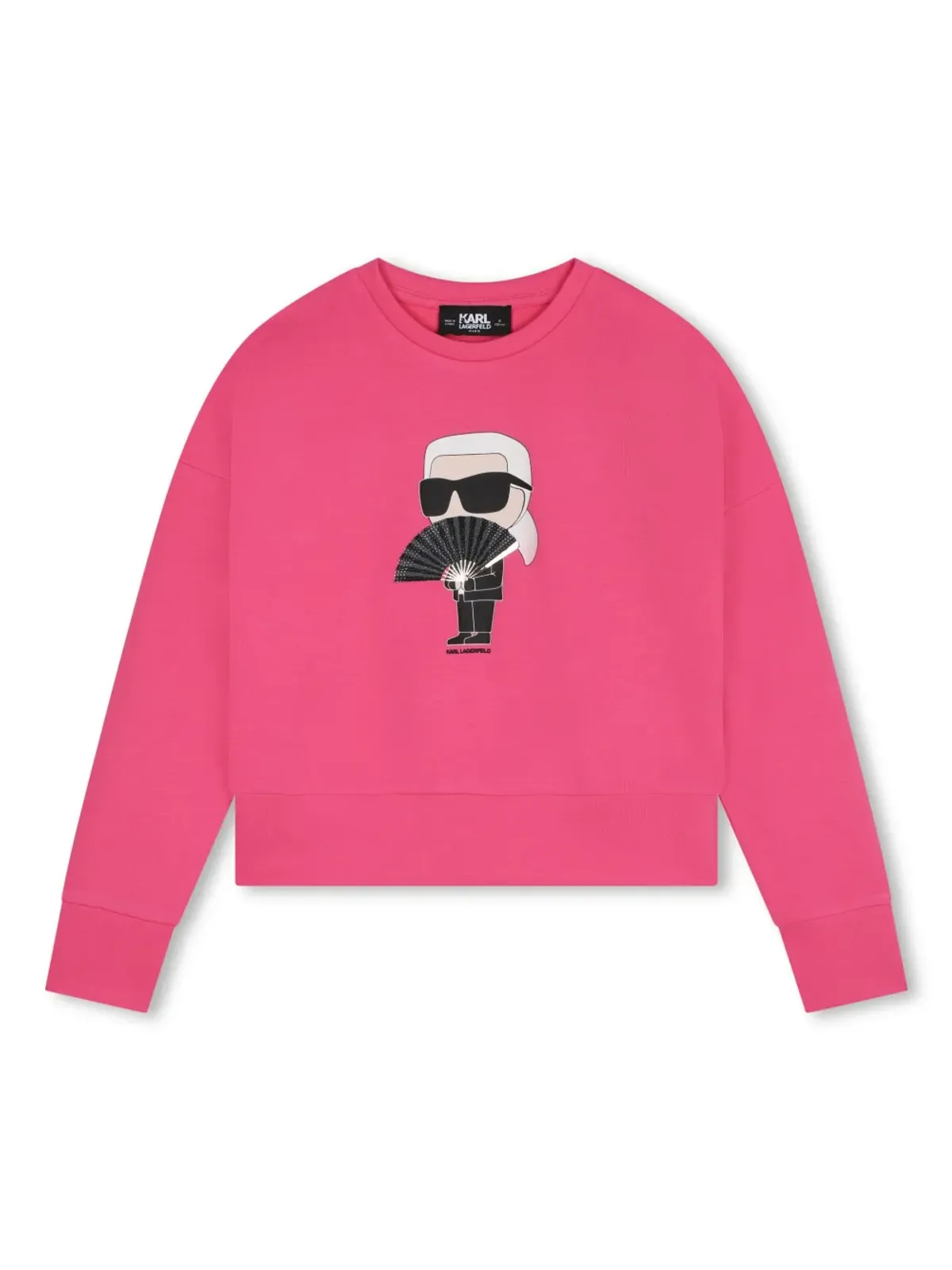 Karl Lagerfeld Kids Ikon sweatshirt - Pink - 画像1