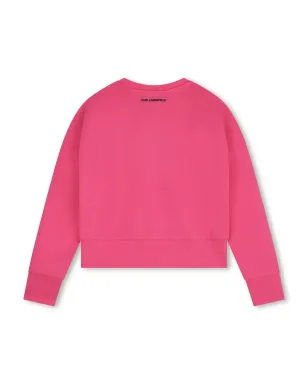 Karl Lagerfeld Kids Ikon sweatshirt - Pink - サムネイル2