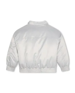 Dkny Kids ロゴパッチ付きパファージャケット - サムネイル2