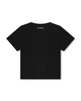Karl Lagerfeld Kids Signature コットンTシャツ - サムネイル2