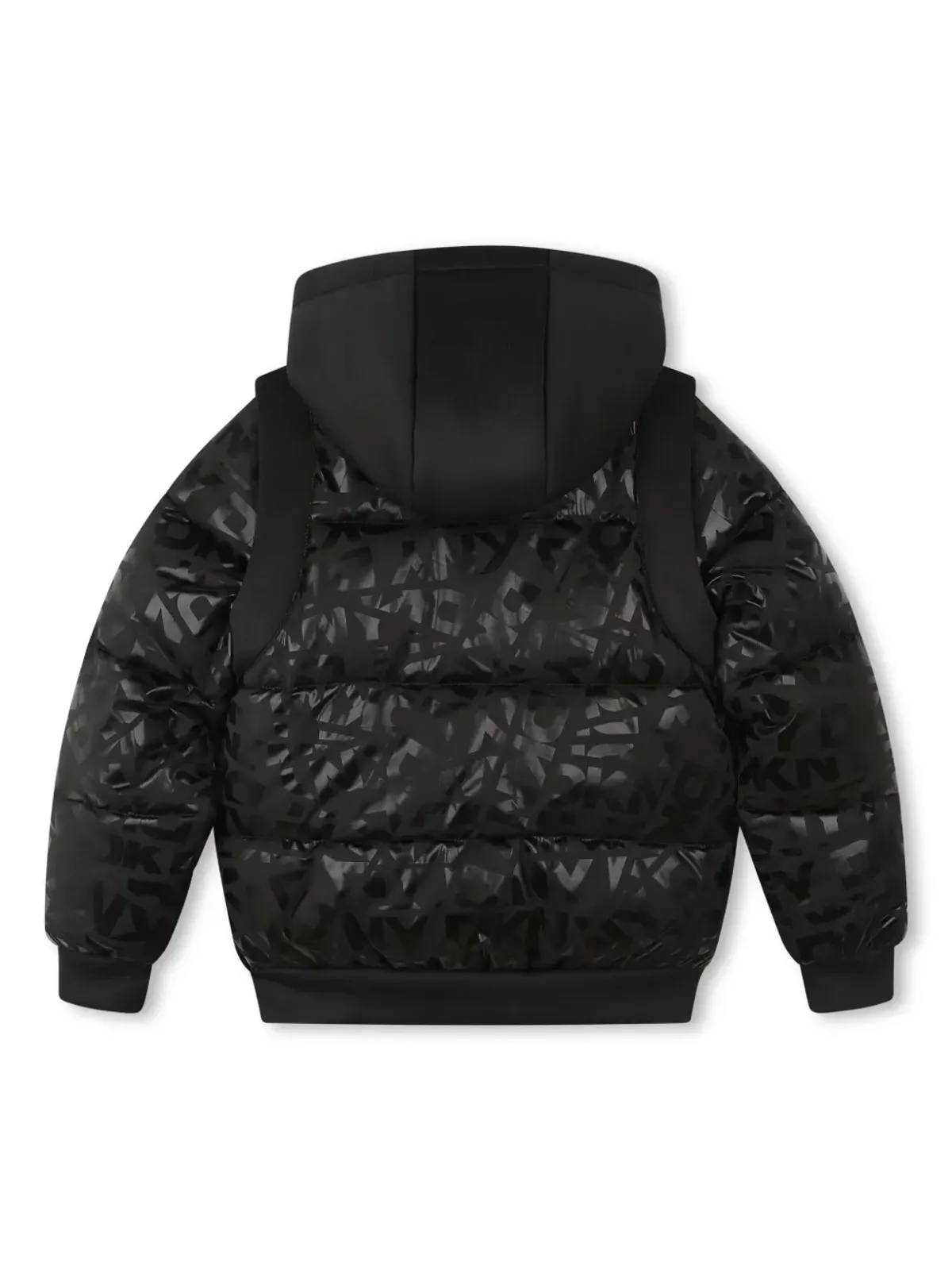 Dkny Kids モノグラムプリント ダウンジャケット - 画像2