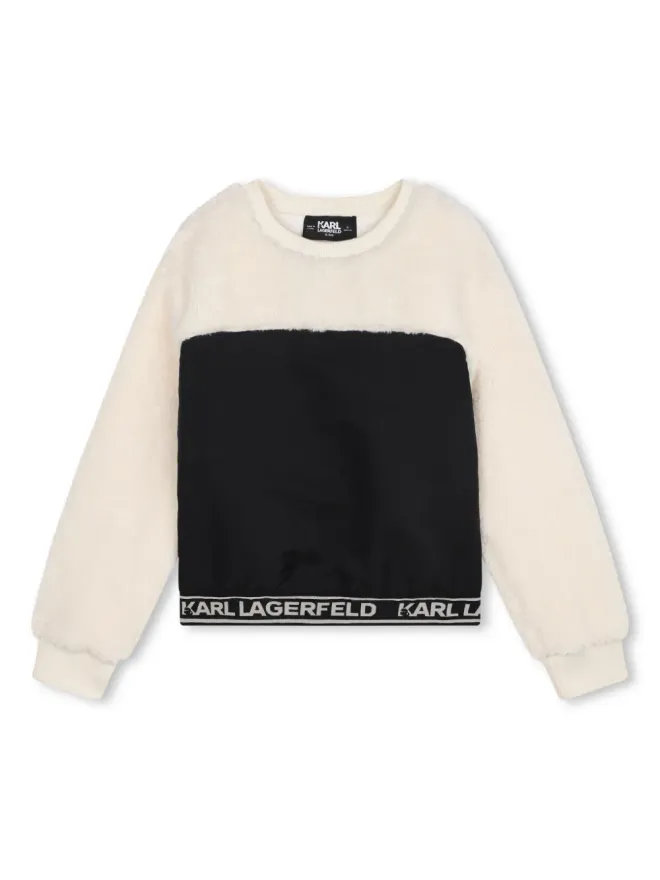 Karl Lagerfeld Kids Karl Lagerfeld Kids ファー付きスウェットの商品画像