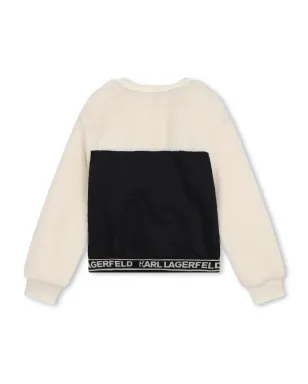 Karl Lagerfeld Kids ファー付きスウェット - サムネイル2