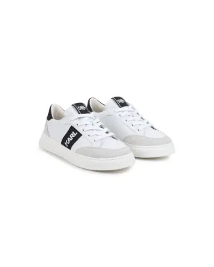 Karl Lagerfeld Kids ローカット レザースニーカー - White - サムネイル1