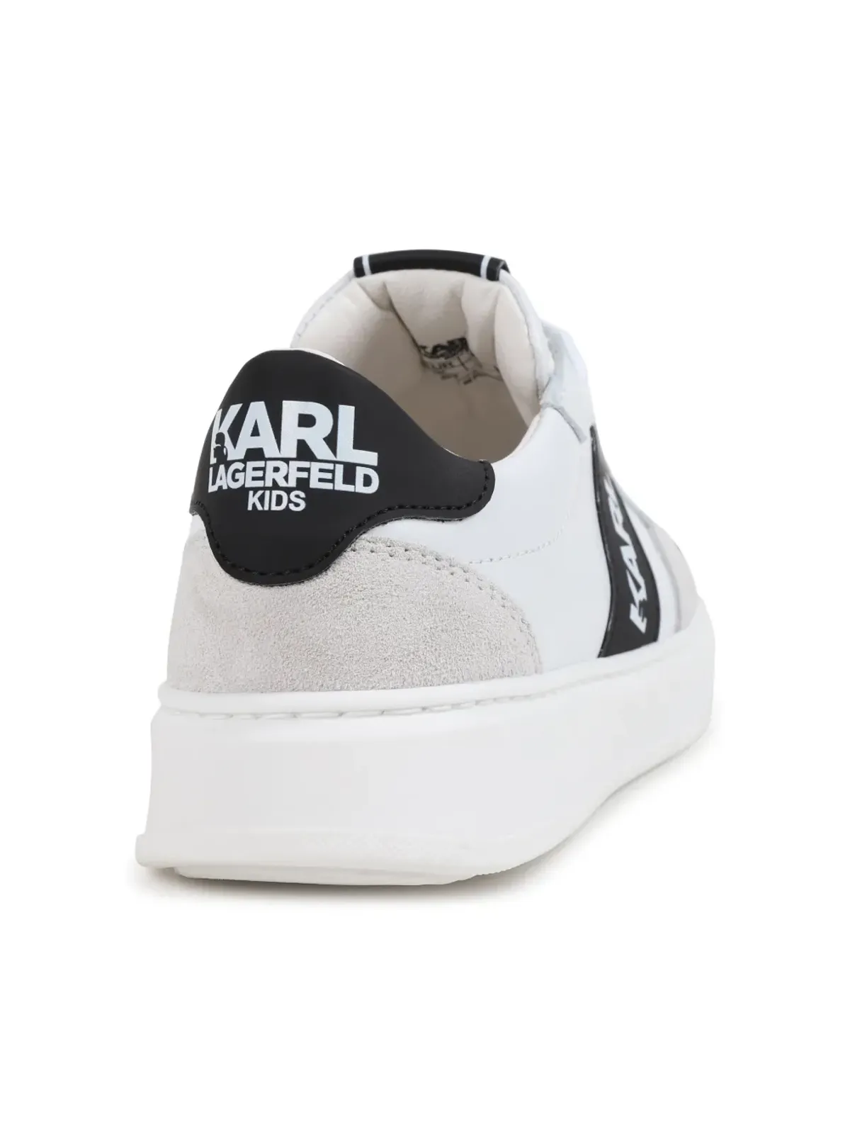 Karl Lagerfeld Kids ローカット レザースニーカー - White - 画像3