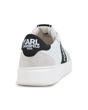 Karl Lagerfeld Kids ローカット レザースニーカー - White - サムネイル3
