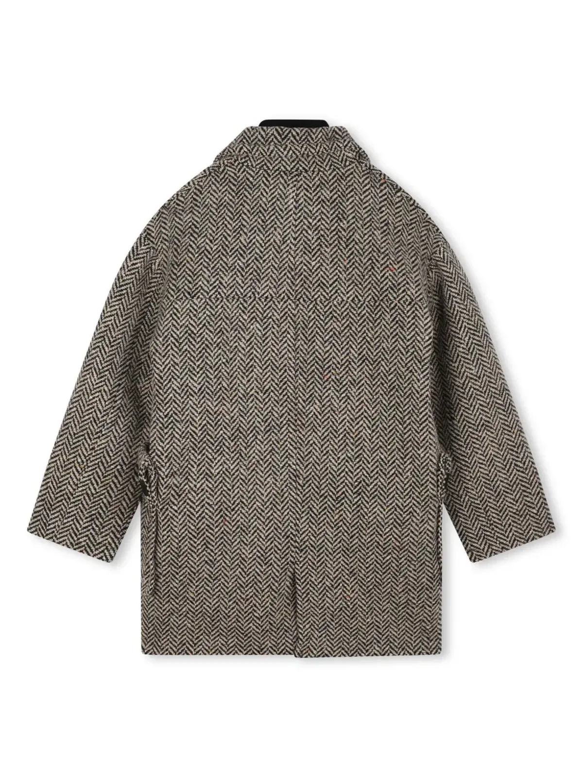 Lanvin Enfant ヘリンボーン生地のシングルブレストコート - 画像2