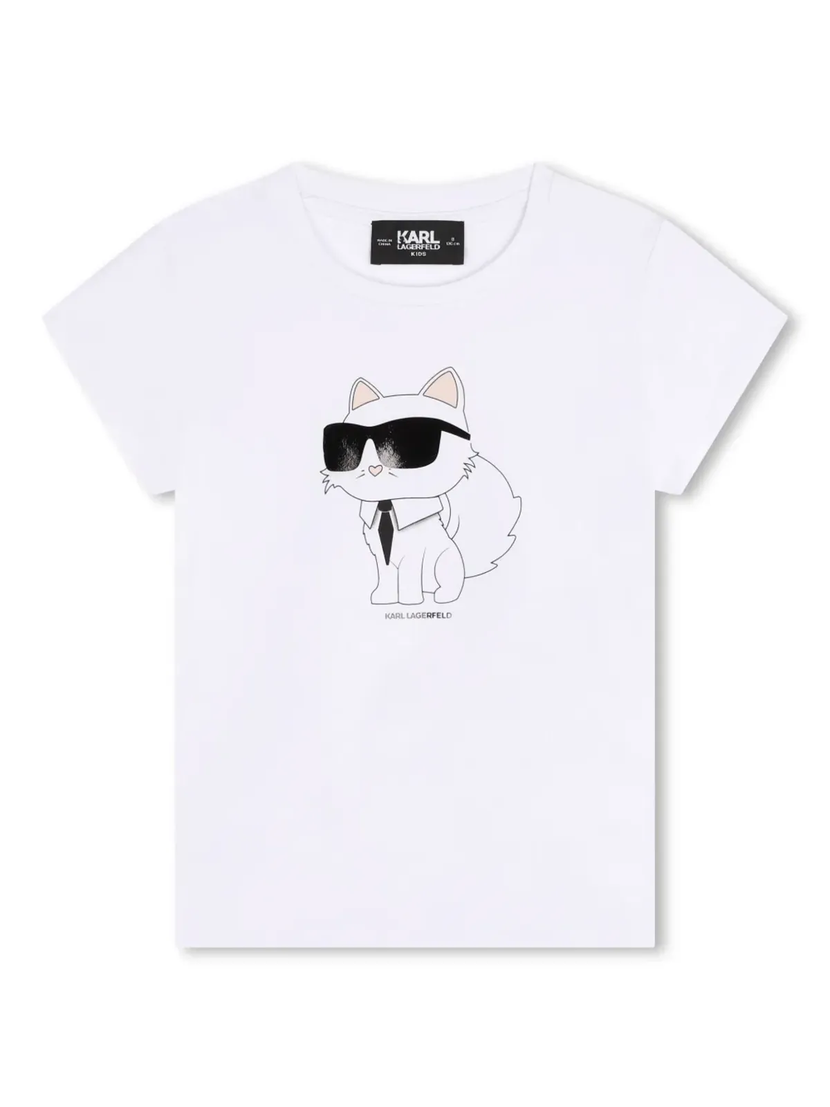 Karl Lagerfeld Kids Ikon Choupette Tシャツ - 画像1