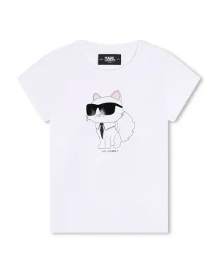 Karl Lagerfeld Kids Ikon Choupette Tシャツ - サムネイル1