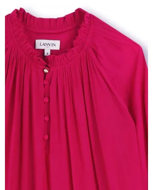 Lanvin Enfant ラッフル シャルムーズ ドレス - サムネイル3