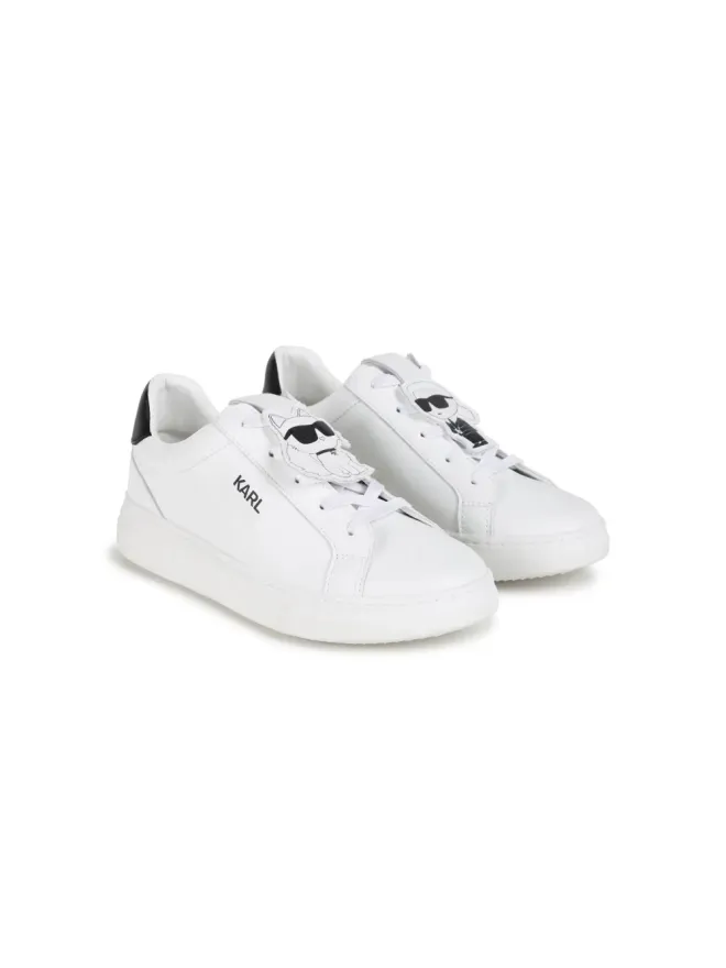 Karl Lagerfeld Kids Karl Lagerfeld Kids Ikon レザー スニーカーの商品画像