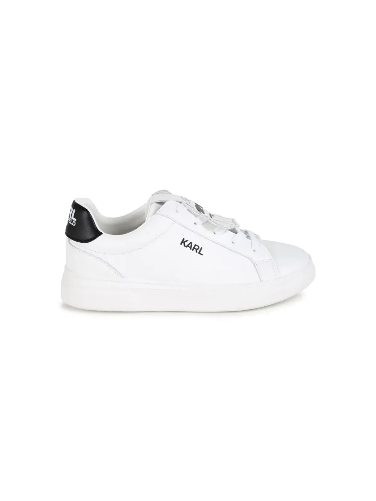 Karl Lagerfeld Kids Ikon レザー スニーカー - 画像2