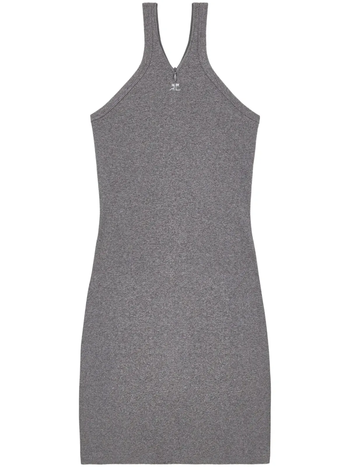 Courrèges クリスクロス90年代ミニドレス - グレー - 画像1