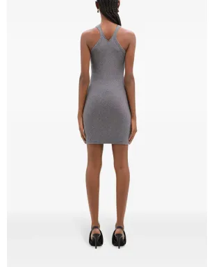 Courrèges クリスクロス90年代ミニドレス - グレー - サムネイル4