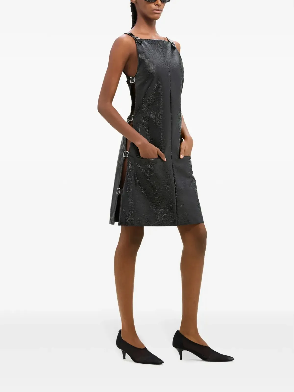 Courrèges マルチストラップ ヴィニール ドレス - 画像3