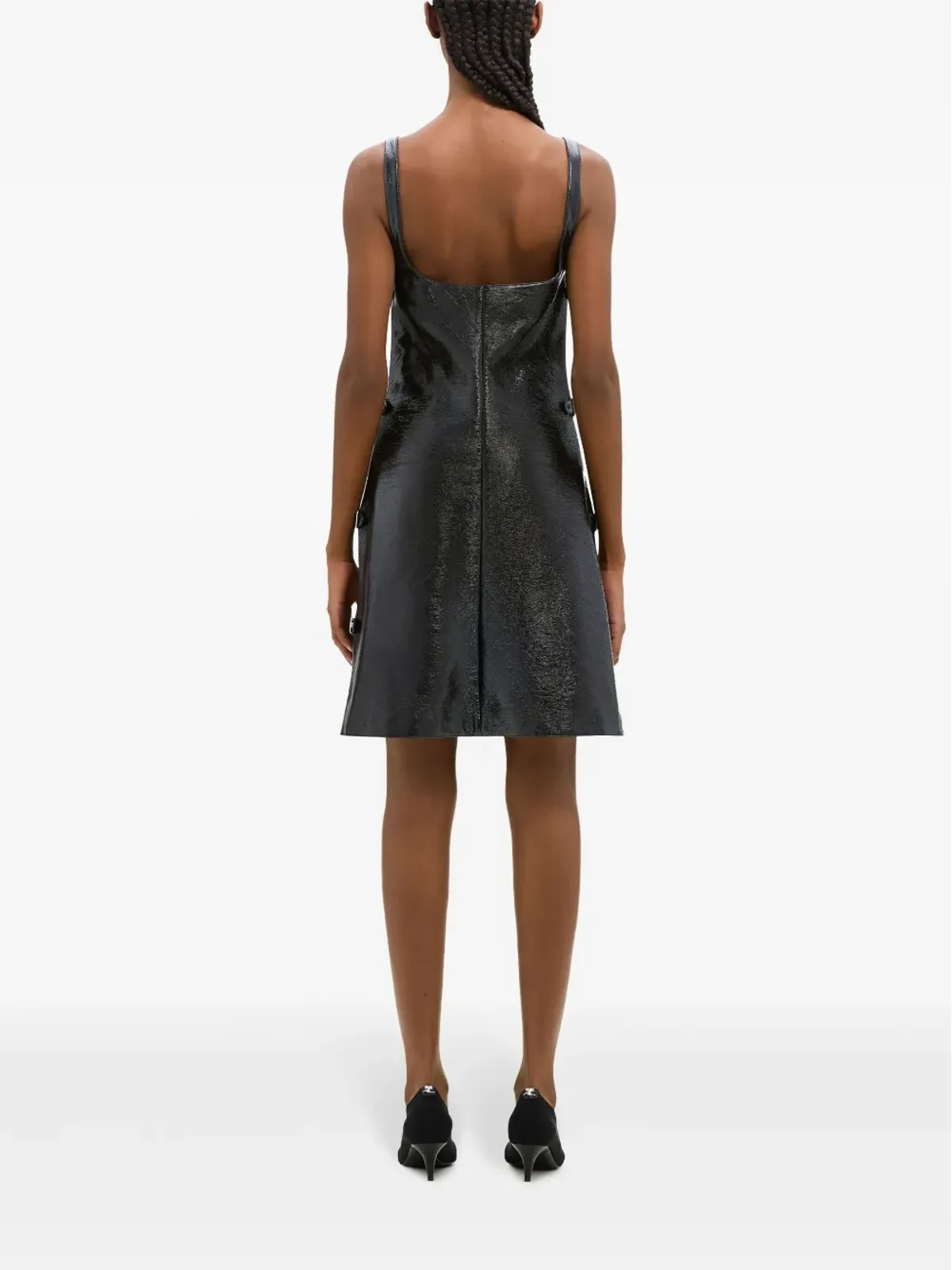 Courrèges マルチストラップ ヴィニール ドレス - 画像4