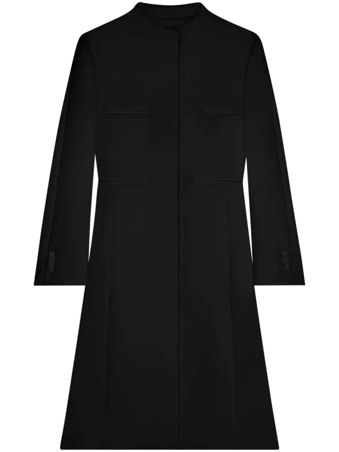 Courrèges Courrèges ヘリテージ クレープテクスチャー コート - ブラックの商品画像