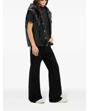 Courrèges ノースリーブ ビニール パファージャケット ブラック - サムネイル4