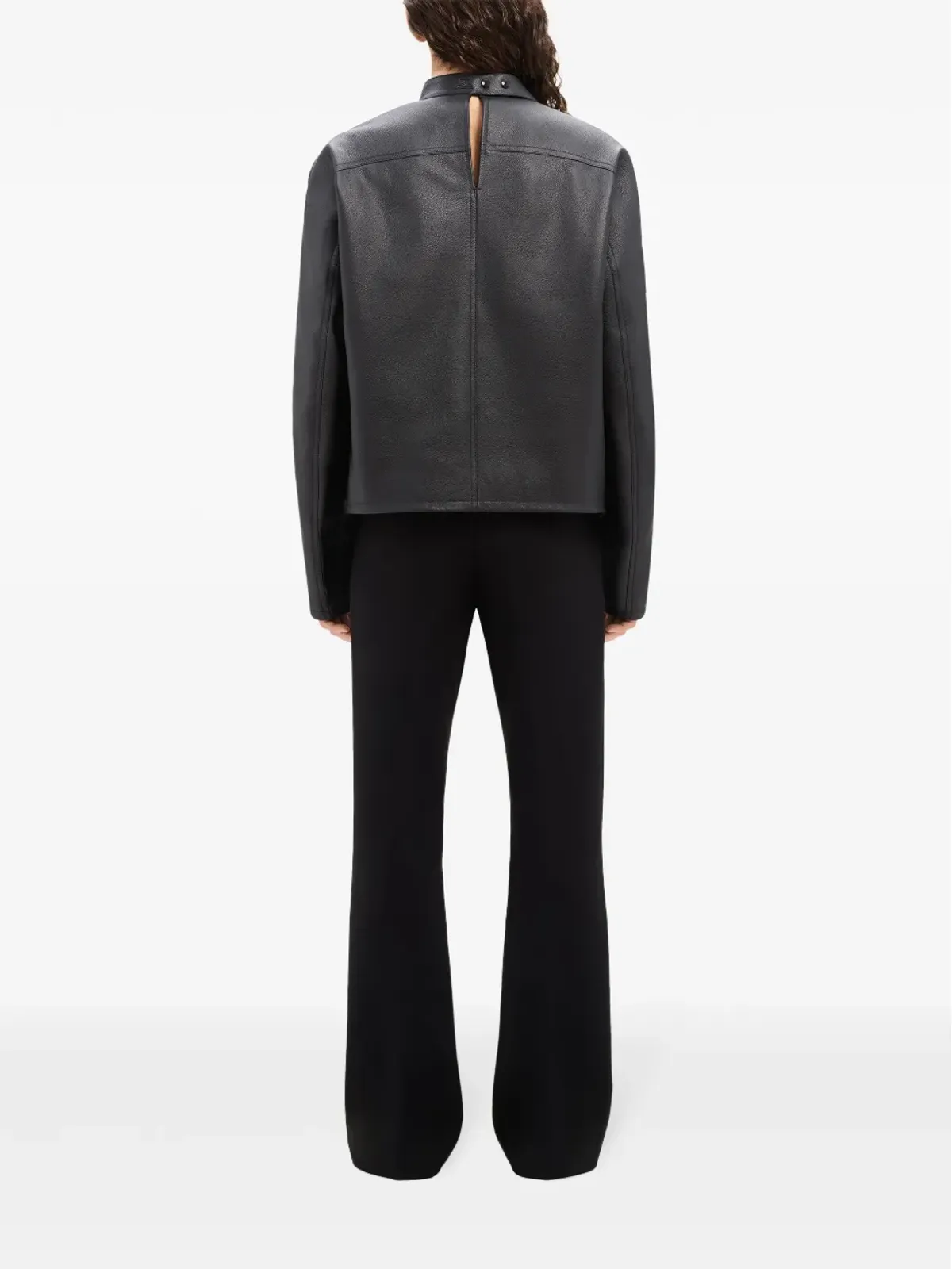 Courrèges Racer Buckle レザー ジャケット - 画像5