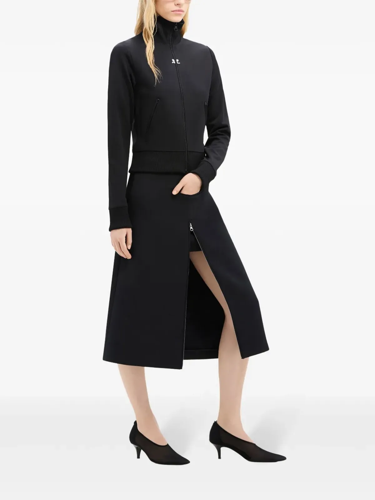 Courrèges インタークロック トラックスーツ ジャケット - 画像3