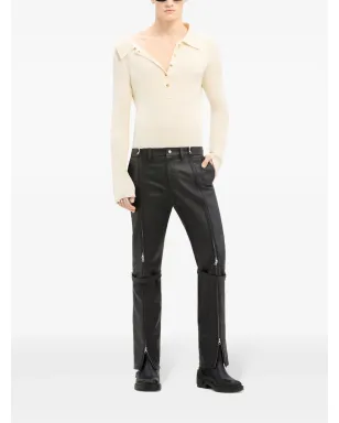 Courrèges マルチボタン ポロセーター - ニュートラル系 - サムネイル2