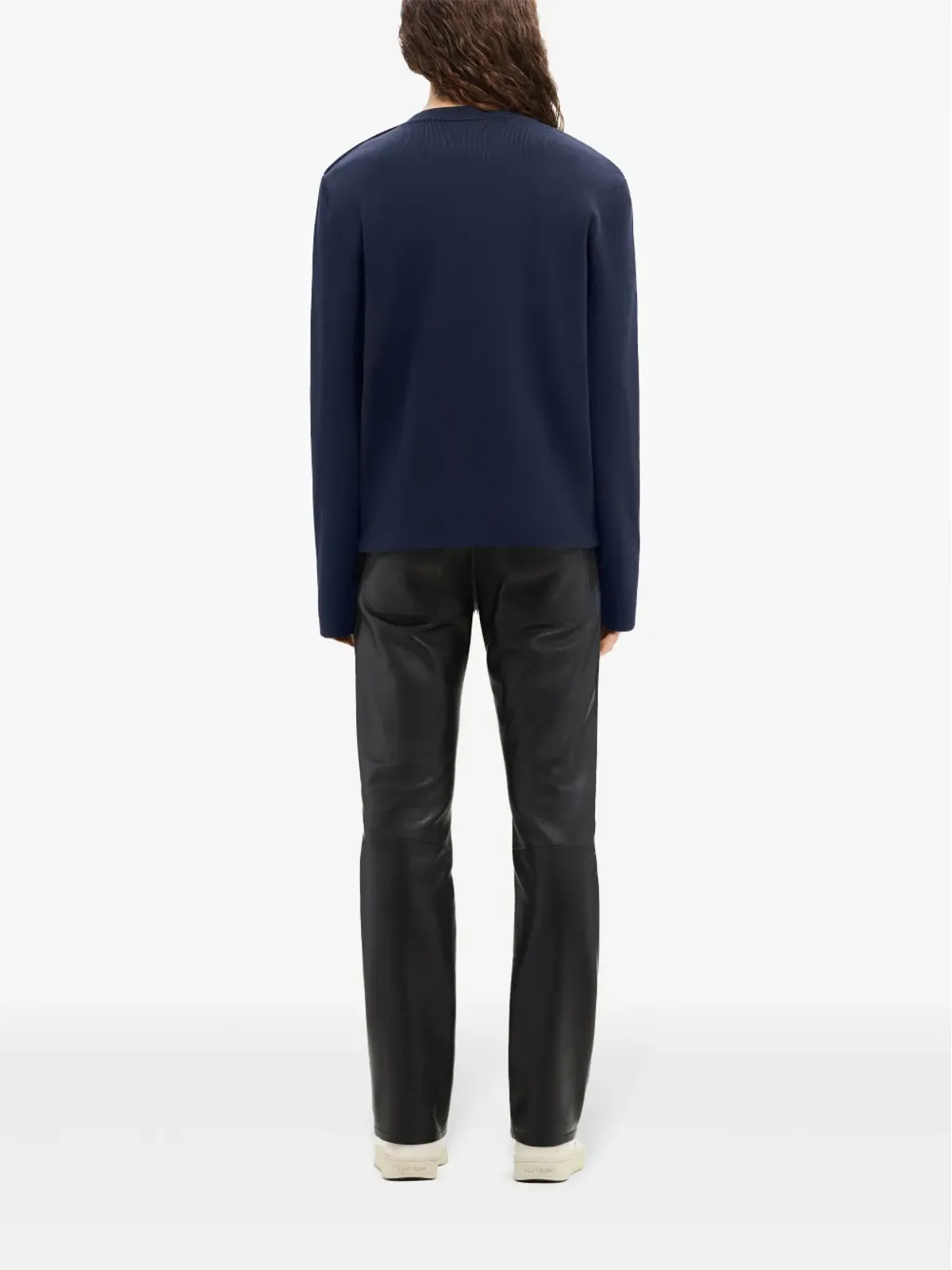 Courrèges ショルダースナップ付きセーター - ブルー - 画像4