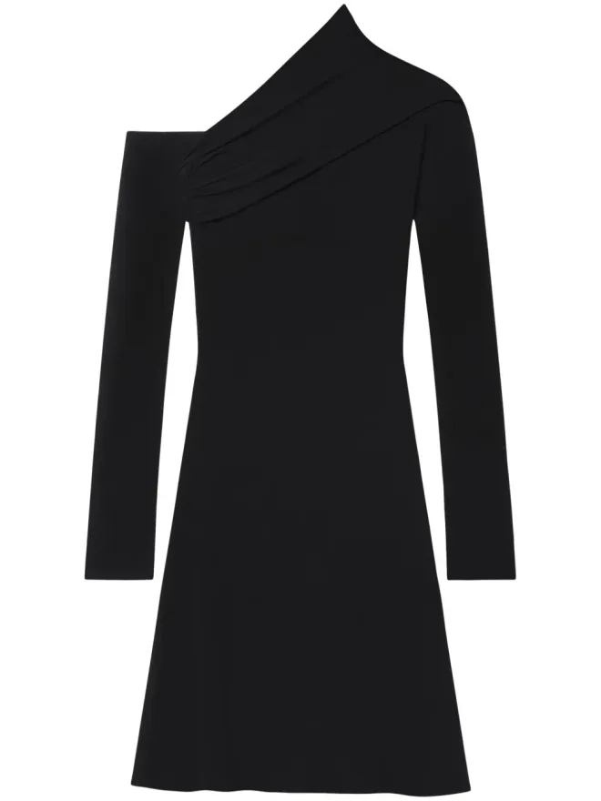 Courrèges Courrèges アシンメトリック ツイスト クレープ ミニ ドレスの商品画像