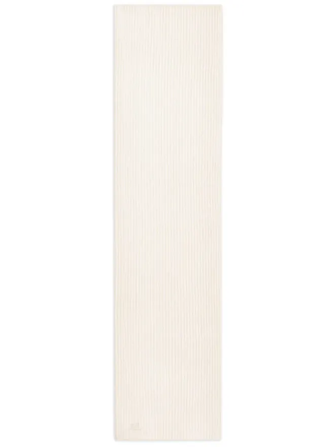 Courrèges Courrèges リブ編みウールスカーフ - ホワイトの商品画像