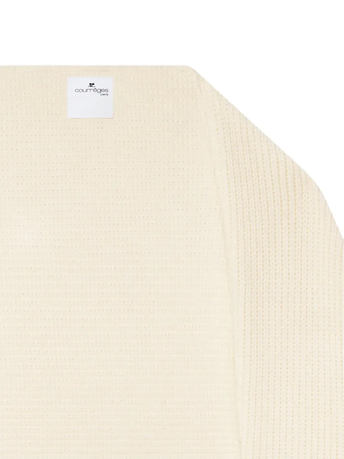 Courrèges クロップド ウール ボレロ - ニュートラル - 画像2