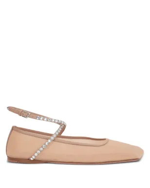 Amina Muaddi Ane crystal-embellished バレリーナシューズ - サムネイル1