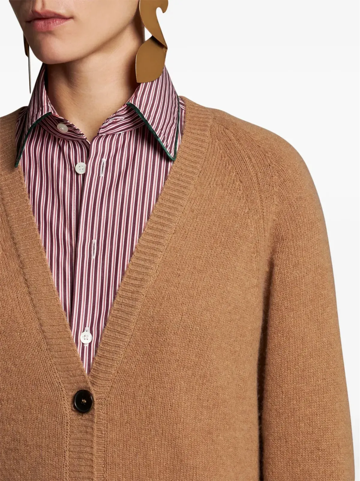 ETRO カシミア ボタン留め カーディガン - ニュートラルカラー - 画像4
