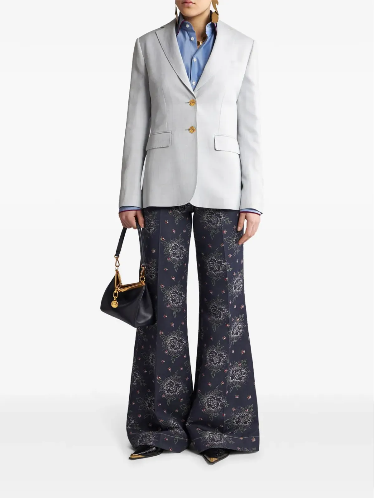 ETRO グレー ブレザー - 画像2