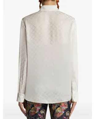 ETRO シルクジャカード シャツ - サムネイル4