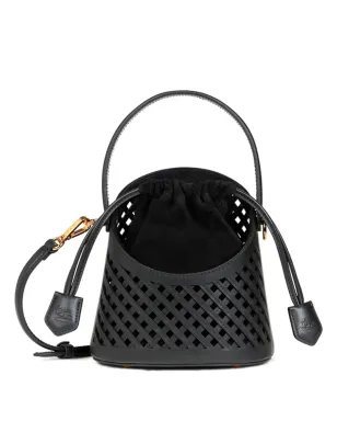 ETRO 小型 Saturno グリッドカットアウト クロスボディバッグ - サムネイル1