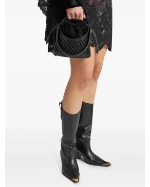 ETRO 小型 Saturno グリッドカットアウト クロスボディバッグ - サムネイル2