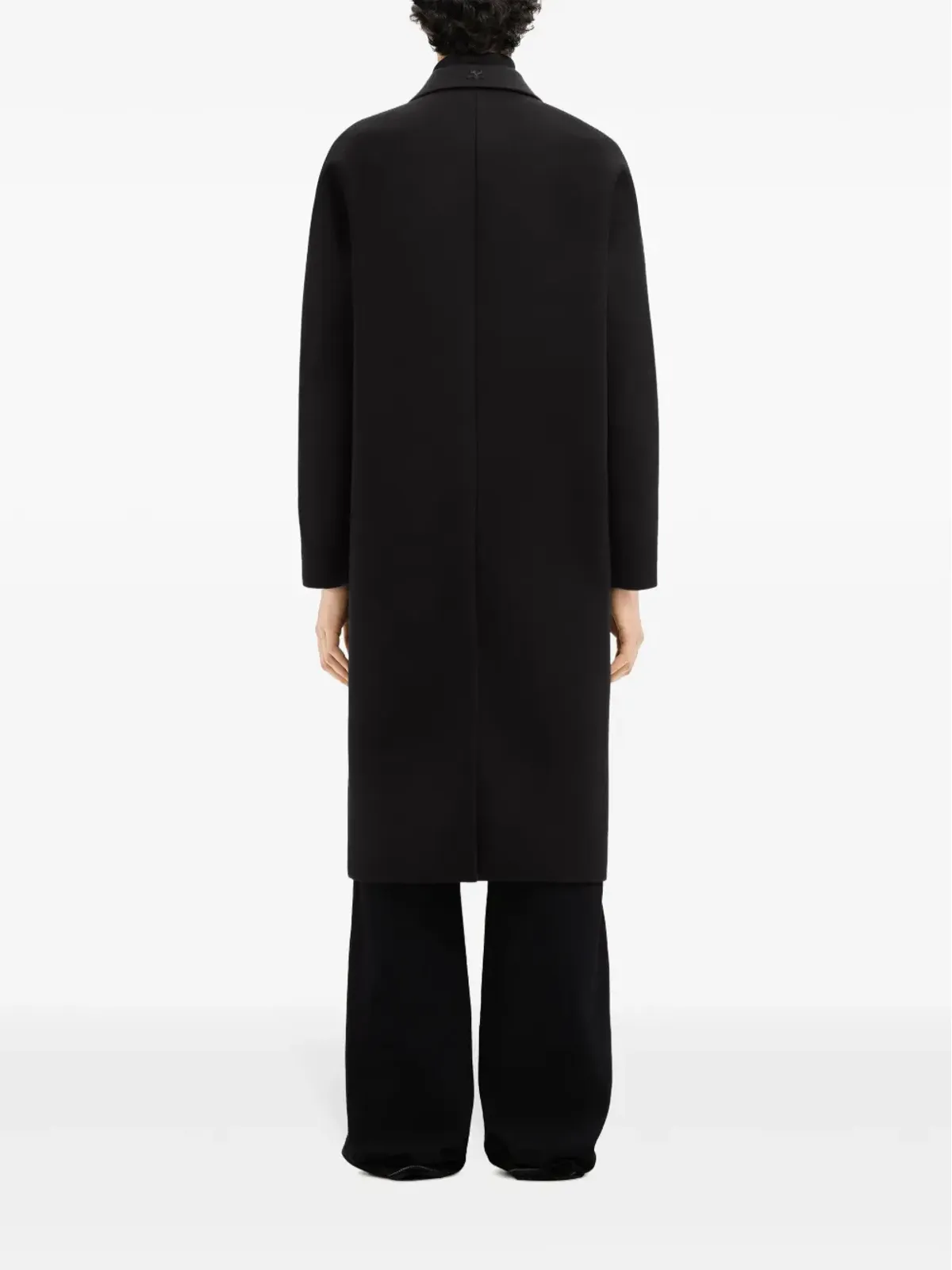 Courrèges コクーン ロゴアップリケ コート - 画像5