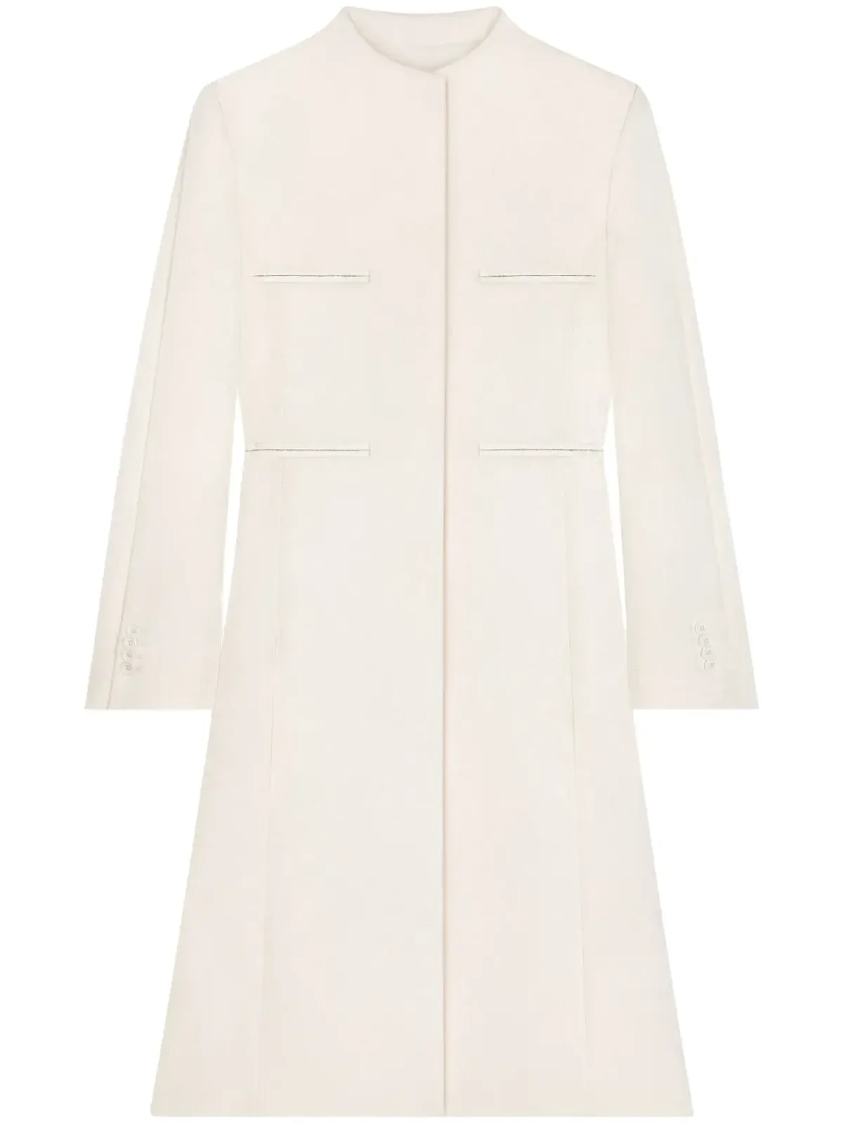 Courrèges Heritage ロゴアップリケ コート - 画像1