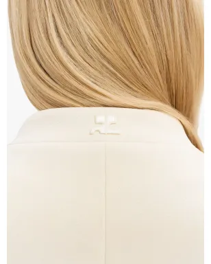 Courrèges Heritage ロゴアップリケ コート - サムネイル5