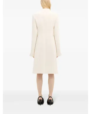 Courrèges Heritage ロゴアップリケ コート - サムネイル4