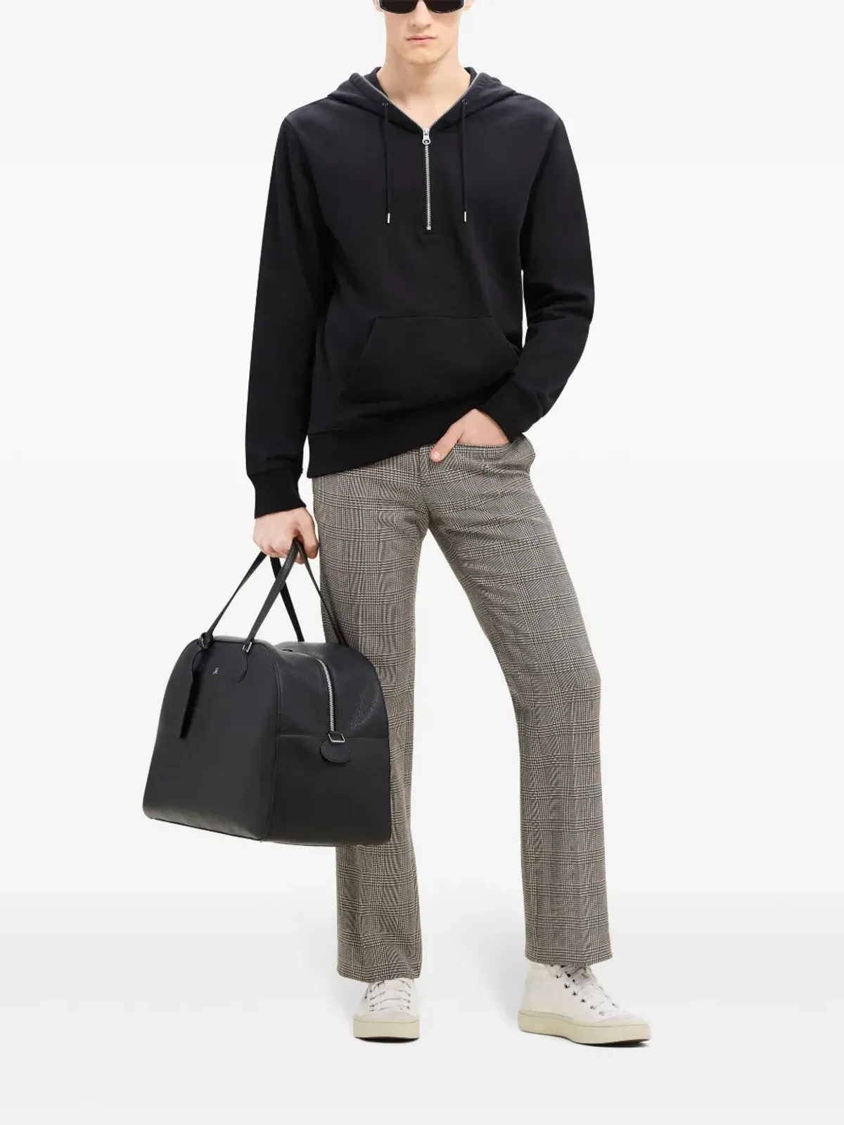Courrèges ジップ付きフリースフーディー - 画像2