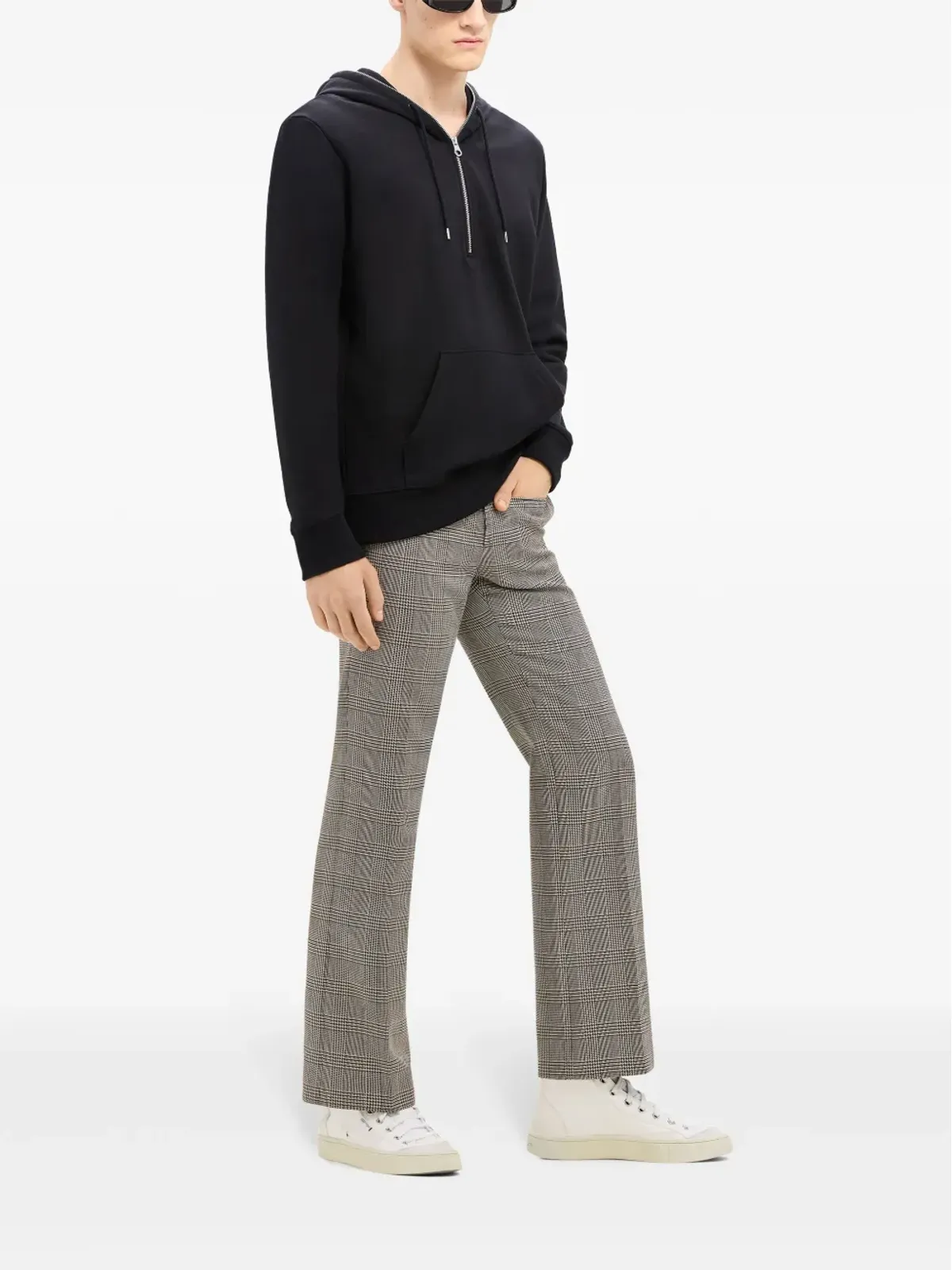 Courrèges ジップ付きフリースフーディー - 画像4
