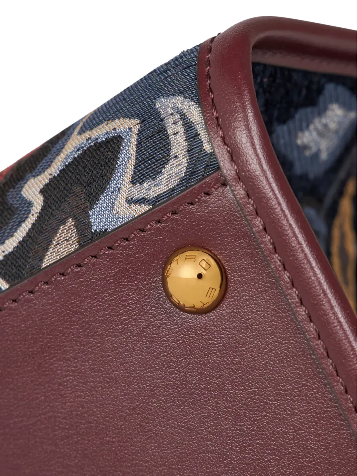 ETRO 小さめジャカード Love Trotter バッグ - レッド - 画像5