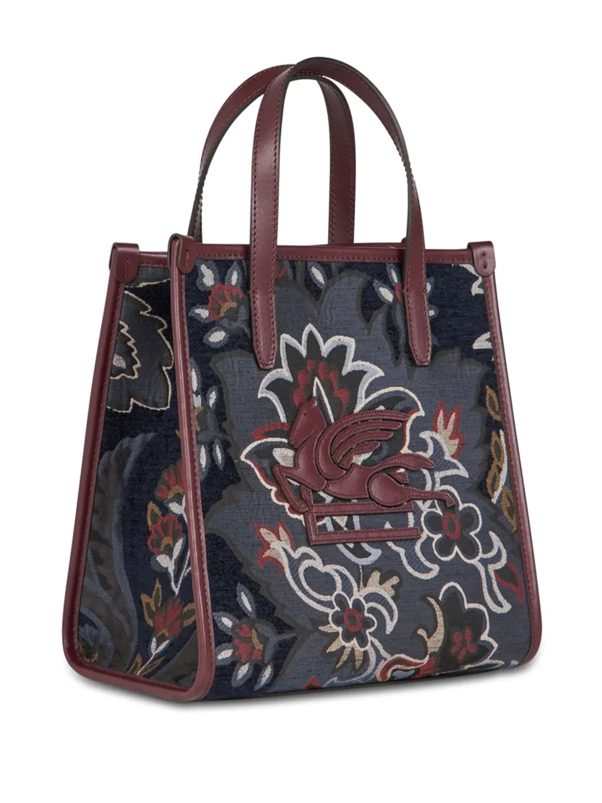 ETRO 小さめジャカード Love Trotter バッグ - レッド - 画像4