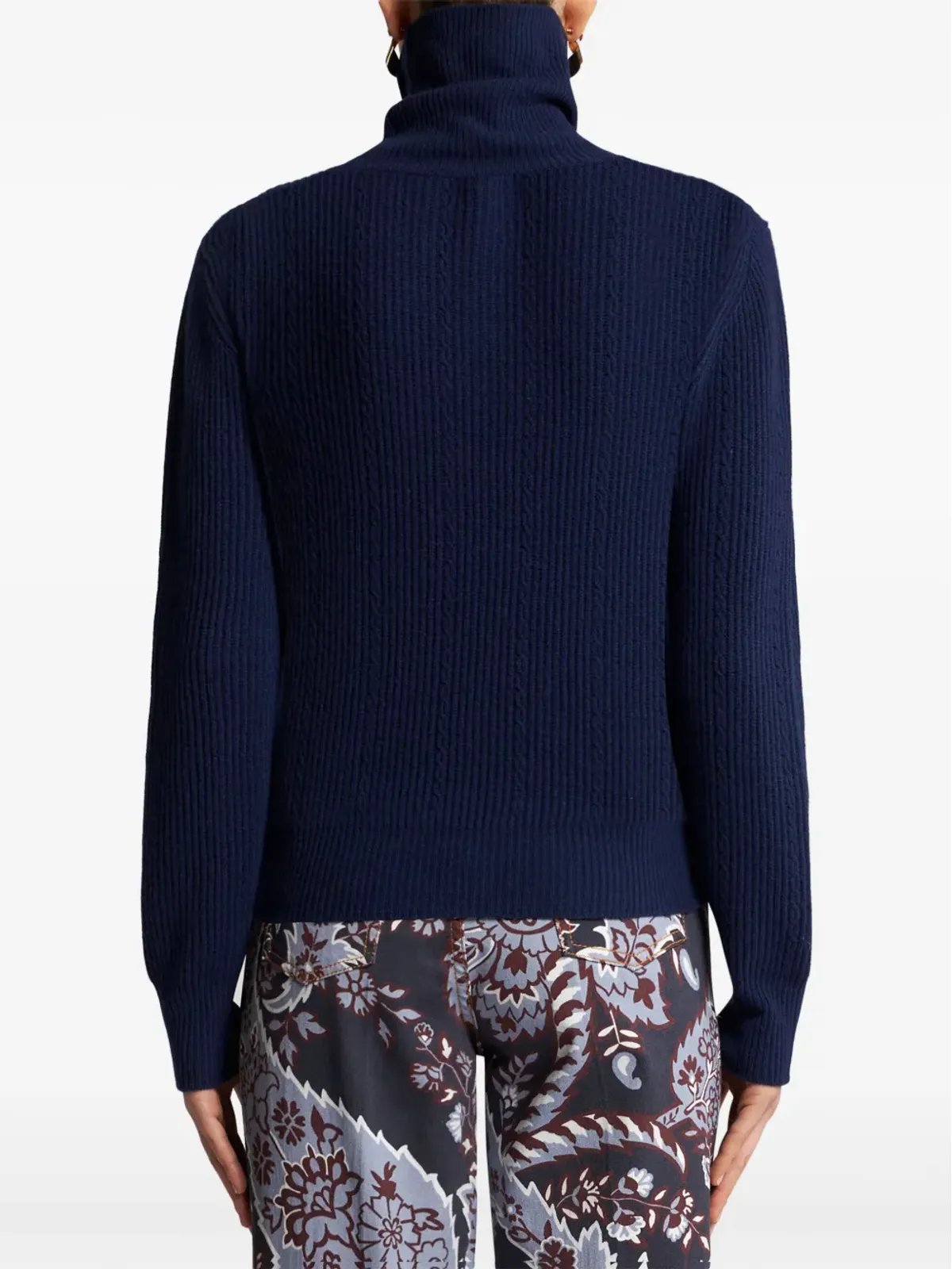 ETRO カシミヤ タートルネック セーター - 画像4
