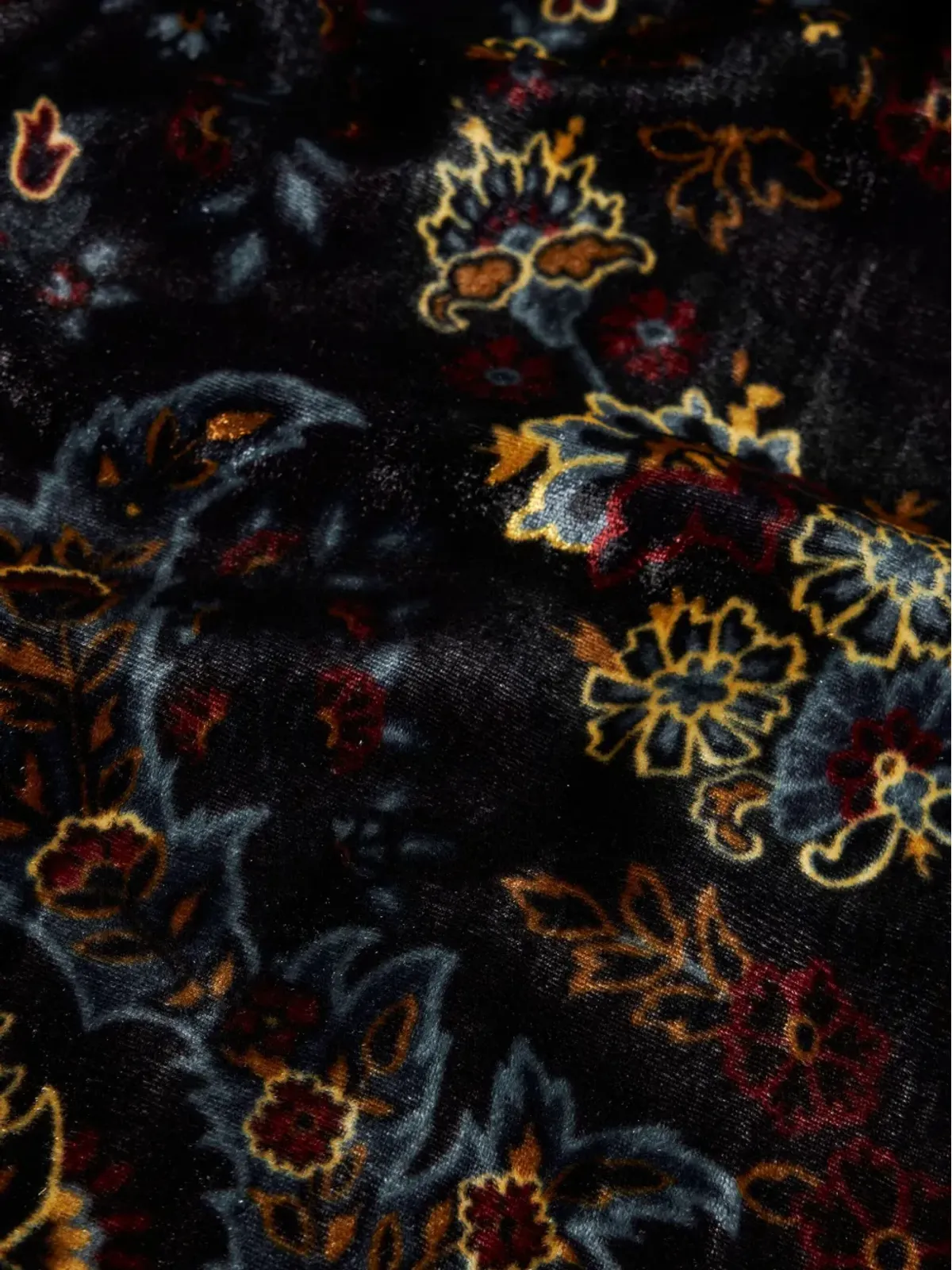 ETRO ベルベットプリント ミニドレス - ブラック - 画像5
