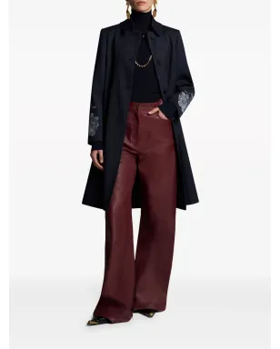 ETRO 刺繍入りギャバジンコート - ブルー - サムネイル2