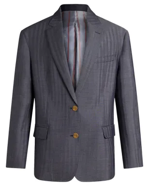 ETRO ロゴ入りボタン ジャケット - グレー - サムネイル1
